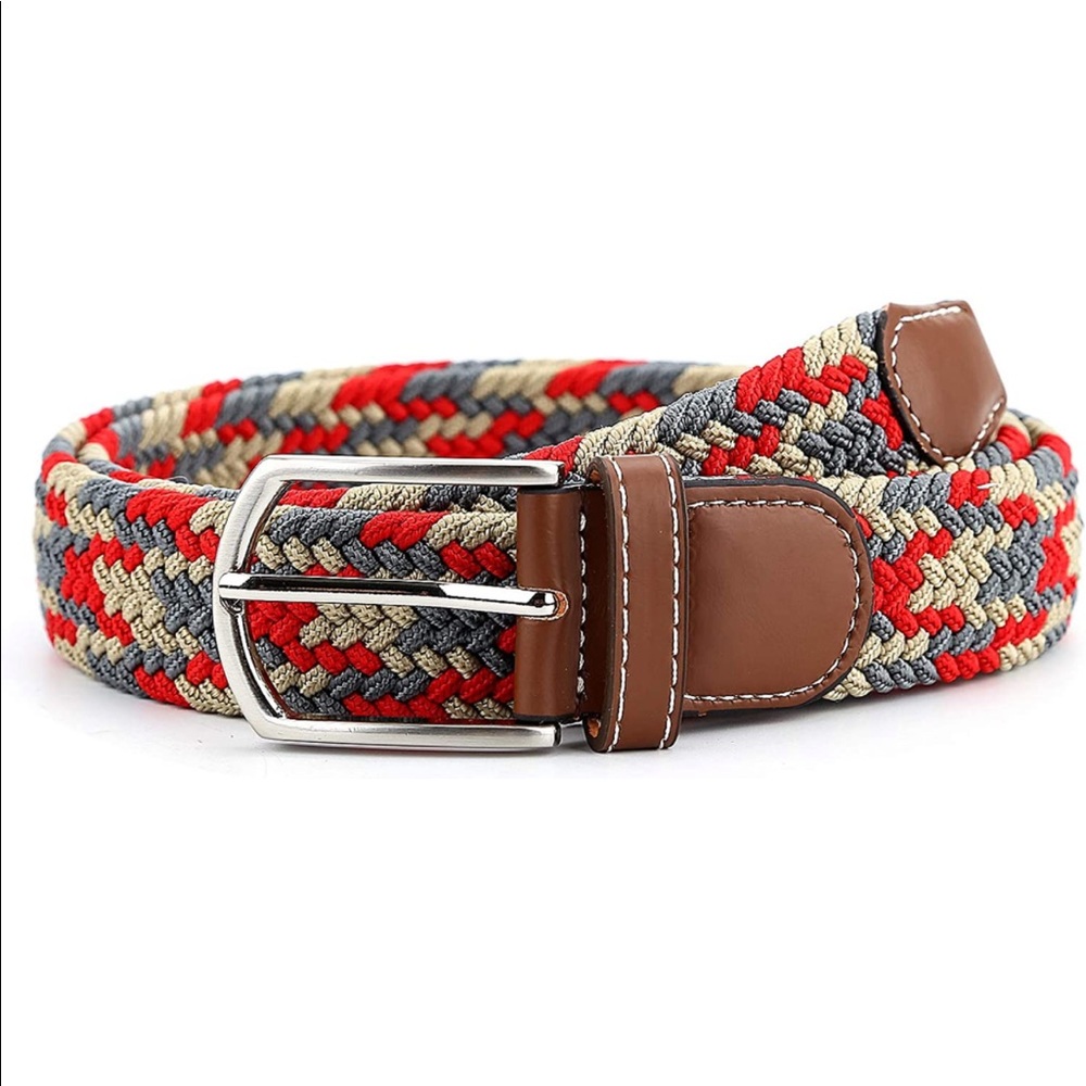 BRAND NEW MENS CANVAS WOVEN BELT NWT - Picture 1 of 6